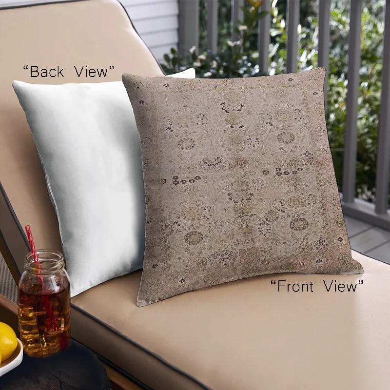 Weekend Savings Delight Mid-Century Modern Urban Indoor Outdoor Square Sienna Brown Throw Pillow, 18 inch by 18 inch, pwurb2954 Weekend Savings Delight Mid-Century Modern Urban Indoor Outdoor Square Sienna Brown Throw Pillow, 18 inch by 18 inch, pwurb2954