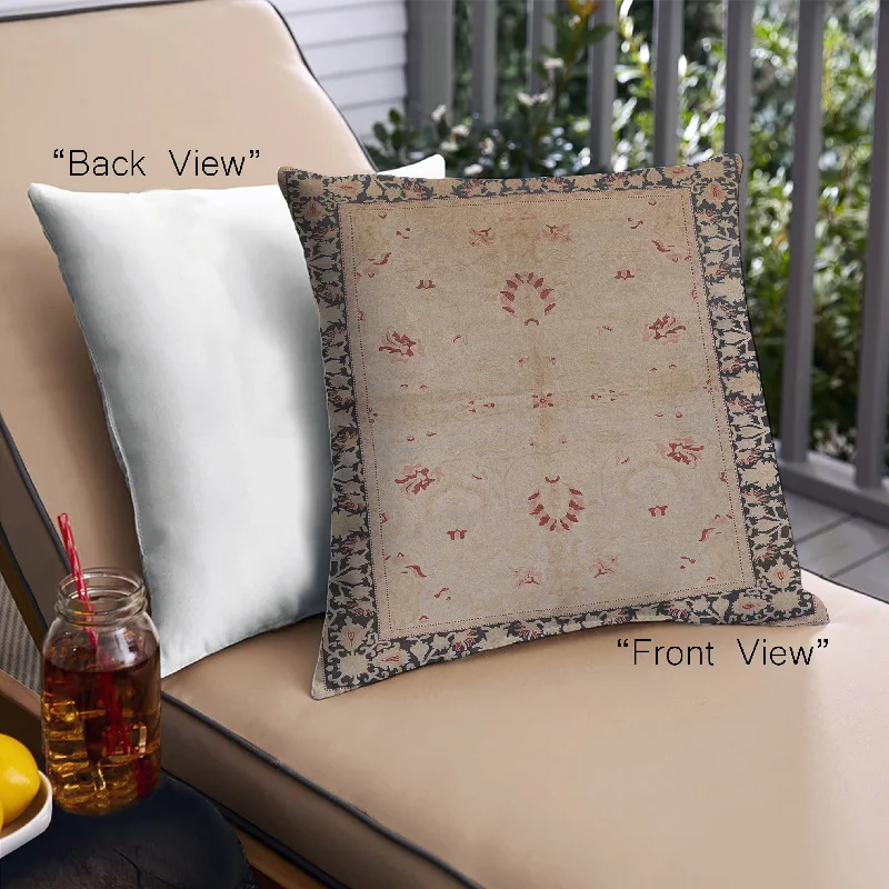 Weekend Specials to Indulge In Mid-Century Modern Urban Indoor Outdoor Square Sienna Brown Throw Pillow, 18 inch by 18 inch, pwurb2969 Weekend Specials to Indulge In Mid-Century Modern Urban Indoor Outdoor Square Sienna Brown Throw Pillow, 18 inch by 18 inch, pwurb2969