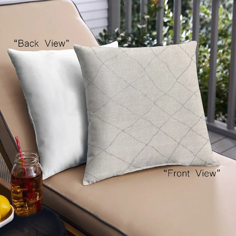 Blowout Sale Mid-Century Modern Urban Indoor Outdoor Square Rose Gold Pink Throw Pillow, 18 inch by 18 inch, pwurb297 Blowout Sale Mid-Century Modern Urban Indoor Outdoor Square Rose Gold Pink Throw Pillow, 18 inch by 18 inch, pwurb297