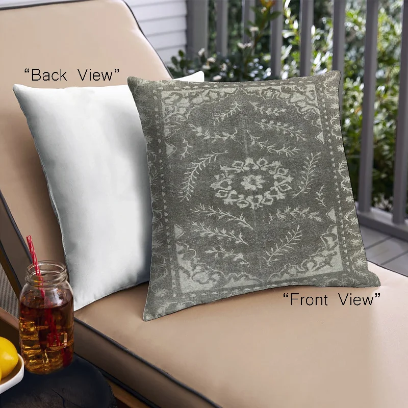 Big Savings Mid-Century Modern Urban Indoor Outdoor Square Western Charcoal Gray Throw Pillow, 18 inch by 18 inch, pwurb2985 Big Savings Mid-Century Modern Urban Indoor Outdoor Square Western Charcoal Gray Throw Pillow, 18 inch by 18 inch, pwurb2985