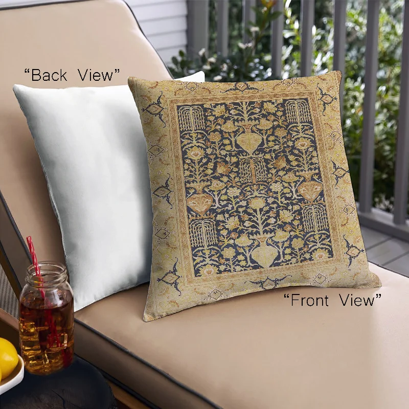 One-Day Only Mid-Century Modern Urban Indoor Outdoor Square Yellow Orange Throw Pillow, 18 inch by 18 inch, pwurb3027 One-Day Only Mid-Century Modern Urban Indoor Outdoor Square Yellow Orange Throw Pillow, 18 inch by 18 inch, pwurb3027