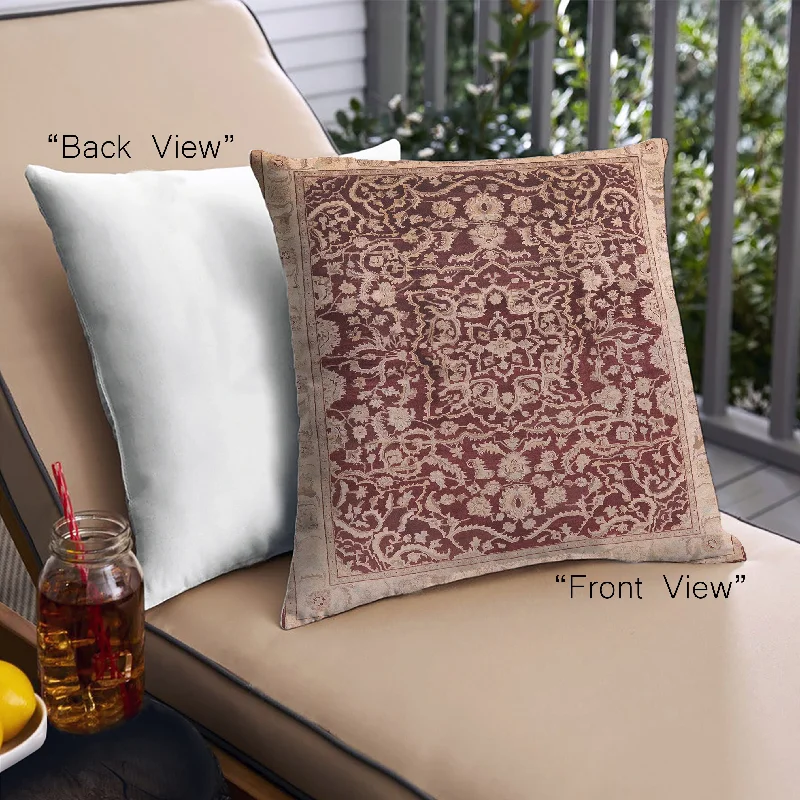 Quick Sale Mid-Century Modern Urban Indoor Outdoor Square Sandy Brown Throw Pillow, 18 inch by 18 inch, pwurb3037 Quick Sale Mid-Century Modern Urban Indoor Outdoor Square Sandy Brown Throw Pillow, 18 inch by 18 inch, pwurb3037