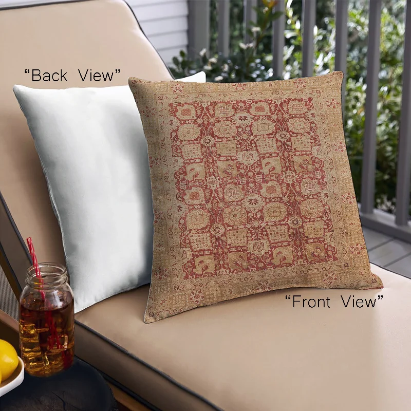 Best Bargains Mid-Century Modern Urban Indoor Outdoor Square Orange Throw Pillow, 18 inch by 18 inch, pwurb3184 Best Bargains Mid-Century Modern Urban Indoor Outdoor Square Orange Throw Pillow, 18 inch by 18 inch, pwurb3184