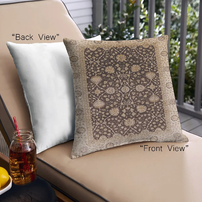 Weekend Deals to Make You Happy Mid-Century Modern Urban Indoor Outdoor Square Sepia Brown Throw Pillow, 18 inch by 18 inch, pwurb3209 Weekend Deals to Make You Happy Mid-Century Modern Urban Indoor Outdoor Square Sepia Brown Throw Pillow, 18 inch by 18 inch, pwurb3209