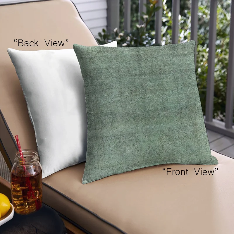Special Buy Mid-Century Modern Urban Indoor Outdoor Square Pine Green Throw Pillow, 18 inch by 18 inch, pwurb3243 Special Buy Mid-Century Modern Urban Indoor Outdoor Square Pine Green Throw Pillow, 18 inch by 18 inch, pwurb3243