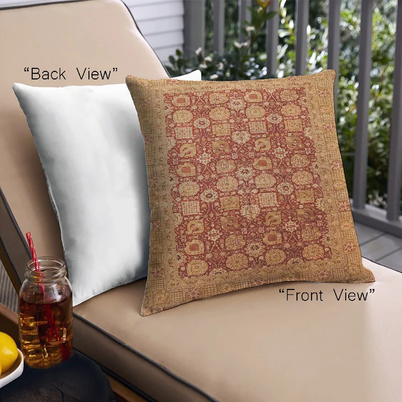 Discount Deals Mid-Century Modern Urban Indoor Outdoor Square Orange Throw Pillow, 18 inch by 18 inch, pwurb3251 Discount Deals Mid-Century Modern Urban Indoor Outdoor Square Orange Throw Pillow, 18 inch by 18 inch, pwurb3251