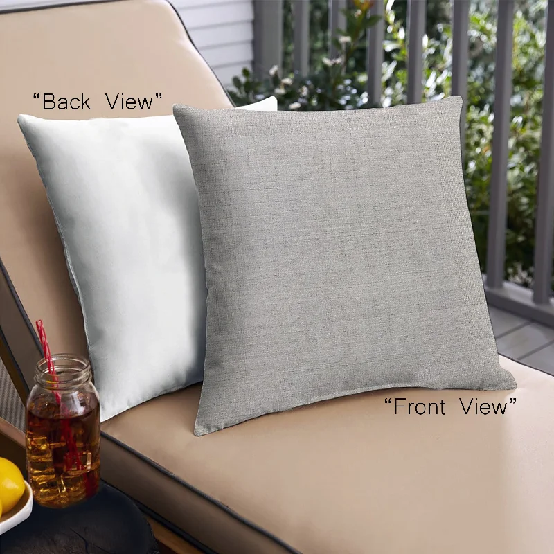 Act Now Mid-Century Modern Urban Indoor Outdoor Square Pale Silver Gray Throw Pillow, 18 inch by 18 inch, pwurb353 Act Now Mid-Century Modern Urban Indoor Outdoor Square Pale Silver Gray Throw Pillow, 18 inch by 18 inch, pwurb353
