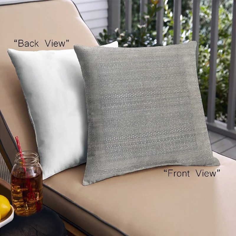 Special Promotion Mid-Century Modern Urban Indoor Outdoor Square Pale Silver Gray Throw Pillow, 18 inch by 18 inch, pwurb378 Special Promotion Mid-Century Modern Urban Indoor Outdoor Square Pale Silver Gray Throw Pillow, 18 inch by 18 inch, pwurb378