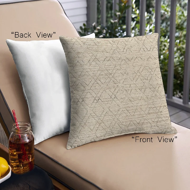 Early Access Mid-Century Modern Urban Indoor Outdoor Square Vanilla Gold Throw Pillow, 18 inch by 18 inch, pwurb401 Early Access Mid-Century Modern Urban Indoor Outdoor Square Vanilla Gold Throw Pillow, 18 inch by 18 inch, pwurb401