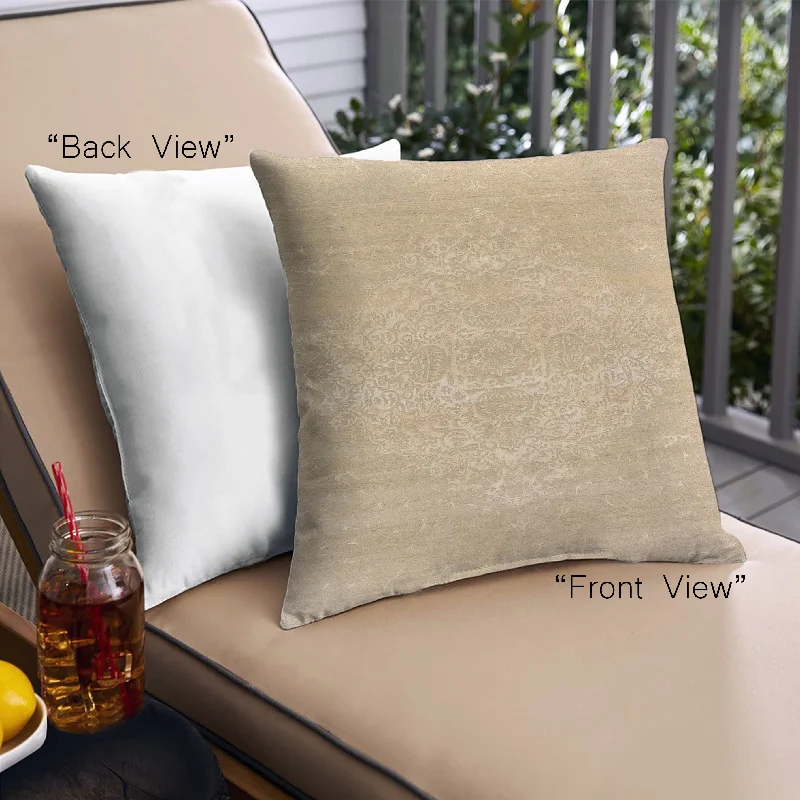 Shop and Save Mid-Century Modern Urban Indoor Outdoor Square Sandy Brown Throw Pillow, 18 inch by 18 inch, pwurb43 Shop and Save Mid-Century Modern Urban Indoor Outdoor Square Sandy Brown Throw Pillow, 18 inch by 18 inch, pwurb43