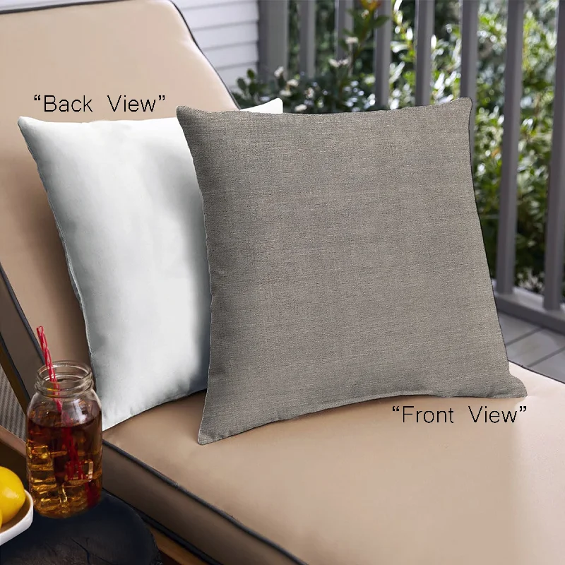 Hurry In Mid-Century Modern Urban Indoor Outdoor Square Sandstone Brown Throw Pillow, 18 inch by 18 inch, pwurb430 Hurry In Mid-Century Modern Urban Indoor Outdoor Square Sandstone Brown Throw Pillow, 18 inch by 18 inch, pwurb430