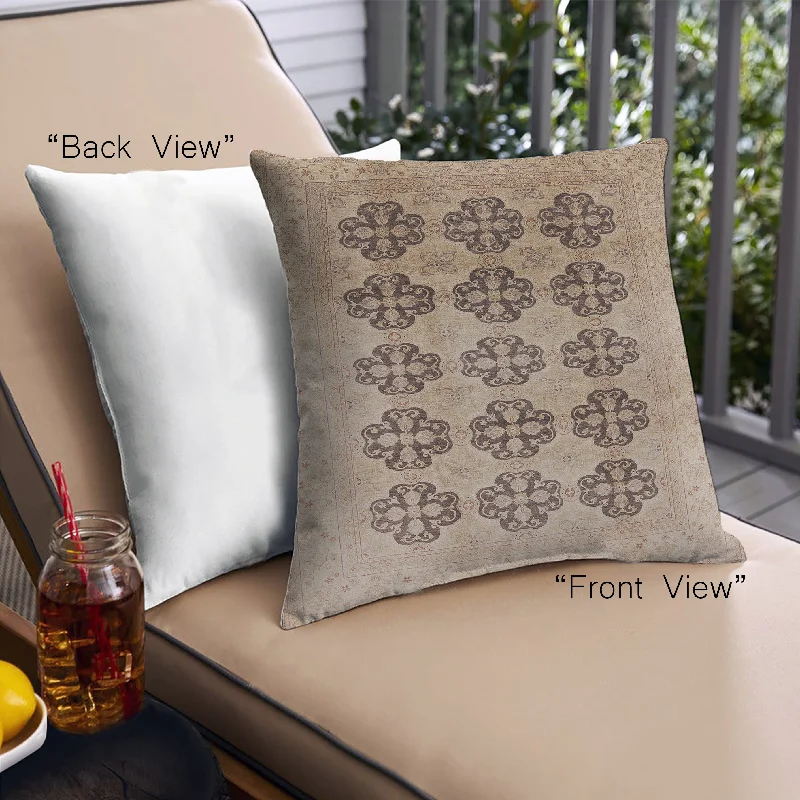 Weekend Offers That Sizzle Mid-Century Modern Urban Indoor Outdoor Square Sienna Brown Throw Pillow, 18 inch by 18 inch, pwurb478 Weekend Offers That Sizzle Mid-Century Modern Urban Indoor Outdoor Square Sienna Brown Throw Pillow, 18 inch by 18 inch, pwurb478