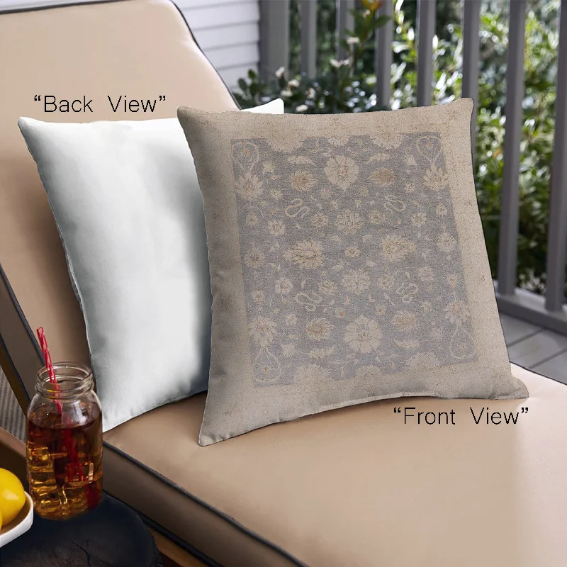 Members Only Mid-Century Modern Urban Indoor Outdoor Square Rose Dust Purple Throw Pillow, 18 inch by 18 inch, pwurb480 Members Only Mid-Century Modern Urban Indoor Outdoor Square Rose Dust Purple Throw Pillow, 18 inch by 18 inch, pwurb480