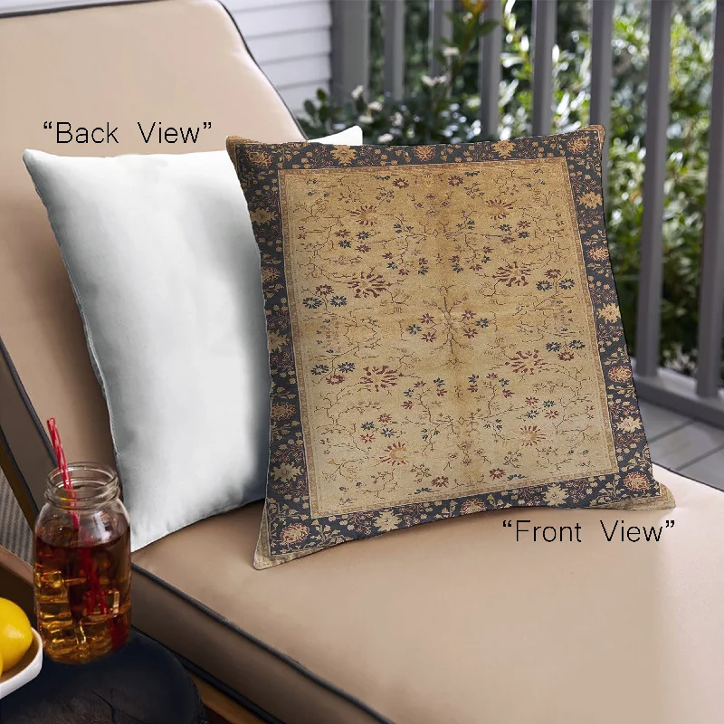 Weekend Deal Mid-Century Modern Urban Indoor Outdoor Square Sangria Brown Throw Pillow, 18 inch by 18 inch, pwurb518 Weekend Deal Mid-Century Modern Urban Indoor Outdoor Square Sangria Brown Throw Pillow, 18 inch by 18 inch, pwurb518