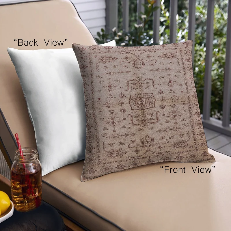 Weekend Deals That Sparkle Mid-Century Modern Urban Indoor Outdoor Square Sienna Brown Throw Pillow, 18 inch by 18 inch, pwurb607 Weekend Deals That Sparkle Mid-Century Modern Urban Indoor Outdoor Square Sienna Brown Throw Pillow, 18 inch by 18 inch, pwurb607