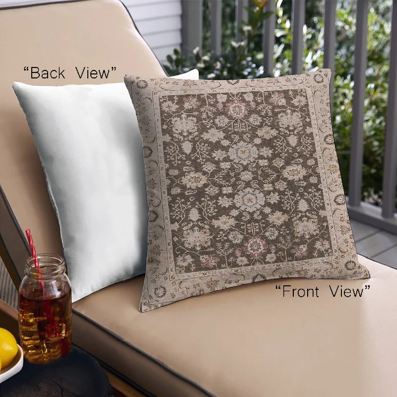 Weekend Discounts to Enjoy Mid-Century Modern Urban Indoor Outdoor Square Sepia Brown Throw Pillow, 18 inch by 18 inch, pwurb608 Weekend Discounts to Enjoy Mid-Century Modern Urban Indoor Outdoor Square Sepia Brown Throw Pillow, 18 inch by 18 inch, pwurb608