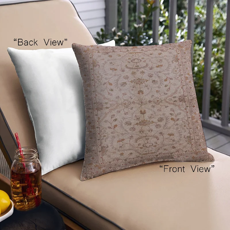 Weekend Savings Fiesta Mid-Century Modern Urban Indoor Outdoor Square Sienna Brown Throw Pillow, 18 inch by 18 inch, pwurb638 Weekend Savings Fiesta Mid-Century Modern Urban Indoor Outdoor Square Sienna Brown Throw Pillow, 18 inch by 18 inch, pwurb638