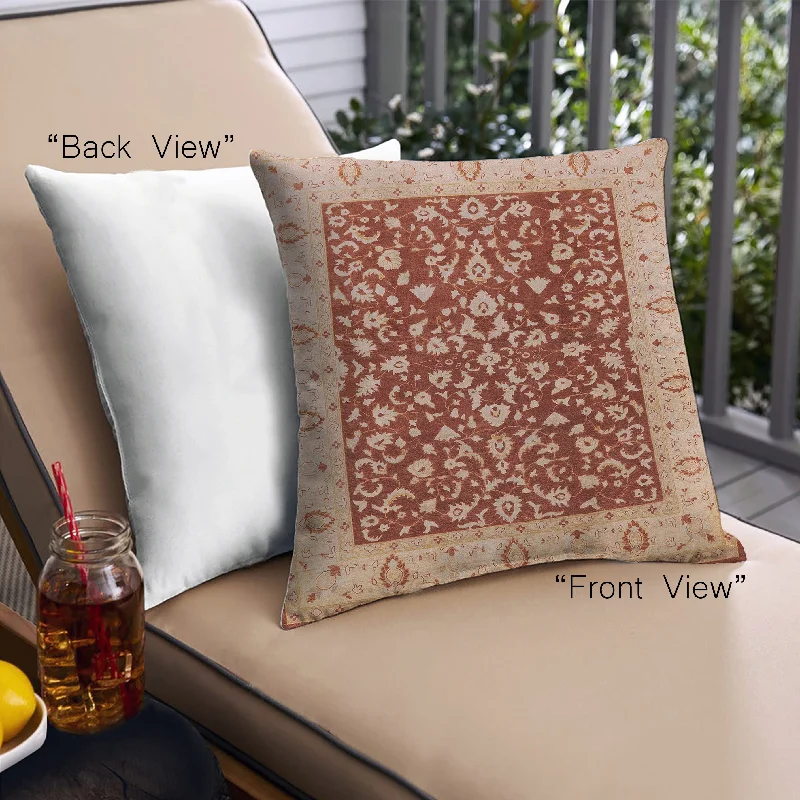 Stock Clearance Mid-Century Modern Urban Indoor Outdoor Square Sandy Brown Throw Pillow, 18 inch by 18 inch, pwurb667 Stock Clearance Mid-Century Modern Urban Indoor Outdoor Square Sandy Brown Throw Pillow, 18 inch by 18 inch, pwurb667