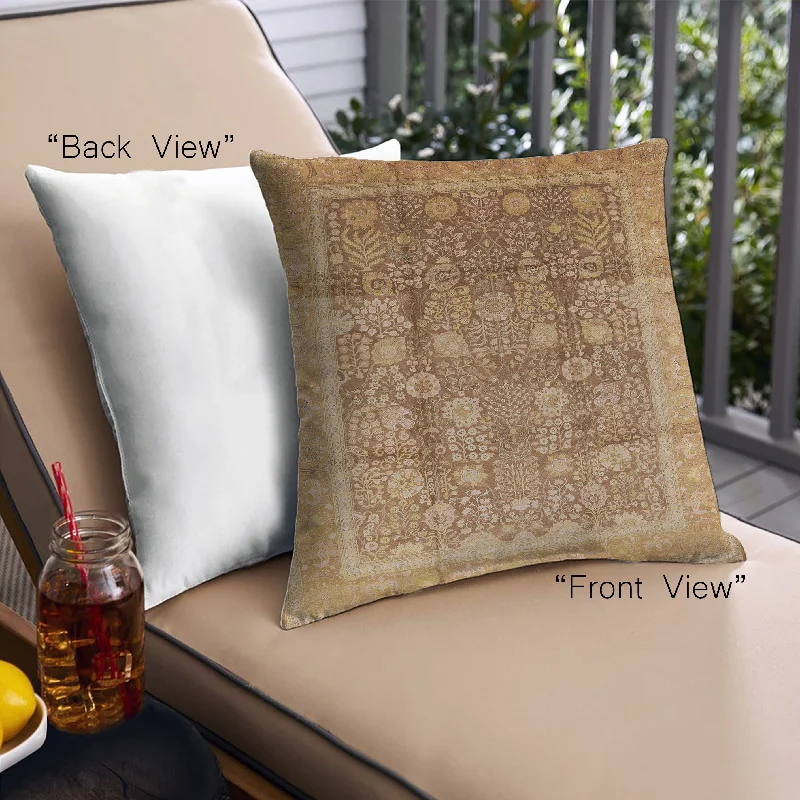 Stock Clearance Mid-Century Modern Urban Indoor Outdoor Square Mahogany Brown Throw Pillow, 18 inch by 18 inch, pwurb687 Stock Clearance Mid-Century Modern Urban Indoor Outdoor Square Mahogany Brown Throw Pillow, 18 inch by 18 inch, pwurb687