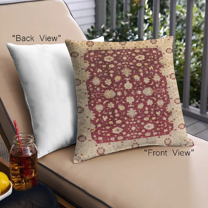 Buy Now Mid-Century Modern Urban Indoor Outdoor Square Tomato Red Throw Pillow, 18 inch by 18 inch, pwurb714 Buy Now Mid-Century Modern Urban Indoor Outdoor Square Tomato Red Throw Pillow, 18 inch by 18 inch, pwurb714