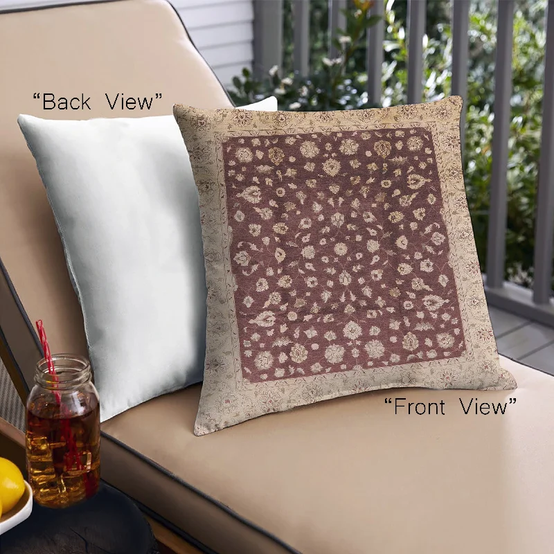Price Slash Mid-Century Modern Urban Indoor Outdoor Square Saffron Red Throw Pillow, 18 inch by 18 inch, pwurb716 Price Slash Mid-Century Modern Urban Indoor Outdoor Square Saffron Red Throw Pillow, 18 inch by 18 inch, pwurb716
