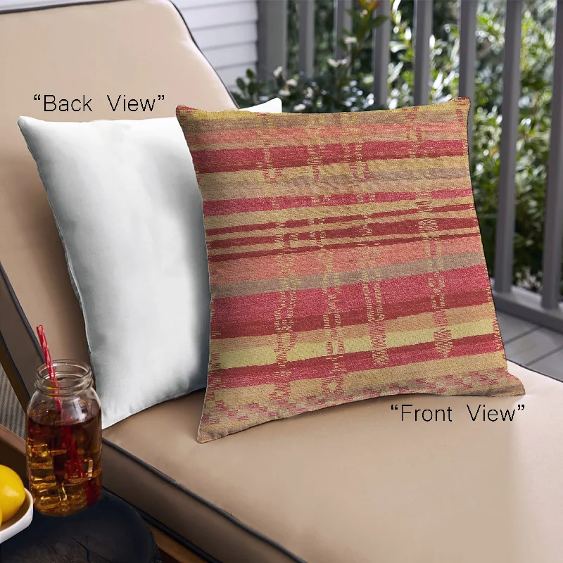 Price Rollback Mid-Century Modern Urban Indoor Outdoor Square Orange Throw Pillow, 18 inch by 18 inch, pwurb743 Price Rollback Mid-Century Modern Urban Indoor Outdoor Square Orange Throw Pillow, 18 inch by 18 inch, pwurb743