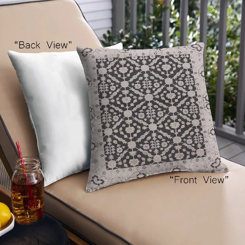 Clearance Sale Mid-Century Modern Urban Indoor Outdoor Square Western Charcoal Gray Throw Pillow, 18 inch by 18 inch, pwurb791 Clearance Sale Mid-Century Modern Urban Indoor Outdoor Square Western Charcoal Gray Throw Pillow, 18 inch by 18 inch, pwurb791