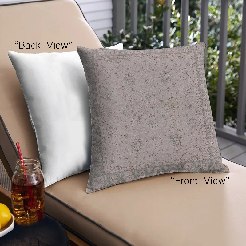 Act Now Mid-Century Modern Urban Indoor Outdoor Square Rose Dust Purple Throw Pillow, 18 inch by 18 inch, pwurb801 Act Now Mid-Century Modern Urban Indoor Outdoor Square Rose Dust Purple Throw Pillow, 18 inch by 18 inch, pwurb801
