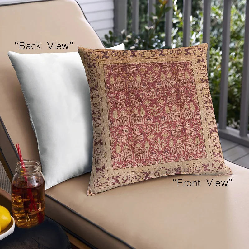 Weekend Bargains to Indulge In Mid-Century Modern Urban Indoor Outdoor Square Red Throw Pillow, 18 inch by 18 inch, pwurb831 Weekend Bargains to Indulge In Mid-Century Modern Urban Indoor Outdoor Square Red Throw Pillow, 18 inch by 18 inch, pwurb831