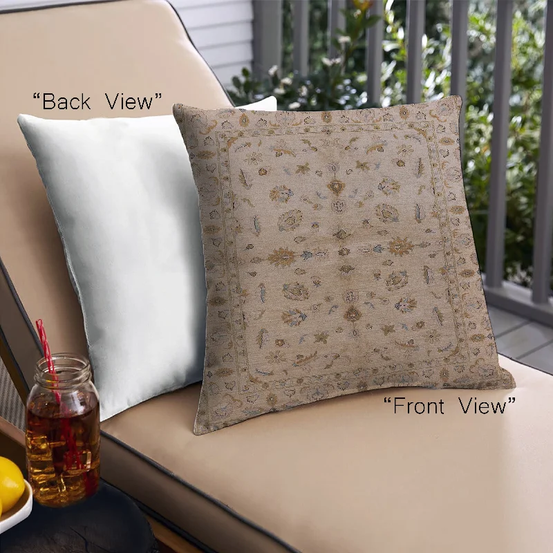 Weekend Discounts to Savor Mid-Century Modern Urban Indoor Outdoor Square Sienna Brown Throw Pillow, 18 inch by 18 inch, pwurb835 Weekend Discounts to Savor Mid-Century Modern Urban Indoor Outdoor Square Sienna Brown Throw Pillow, 18 inch by 18 inch, pwurb835