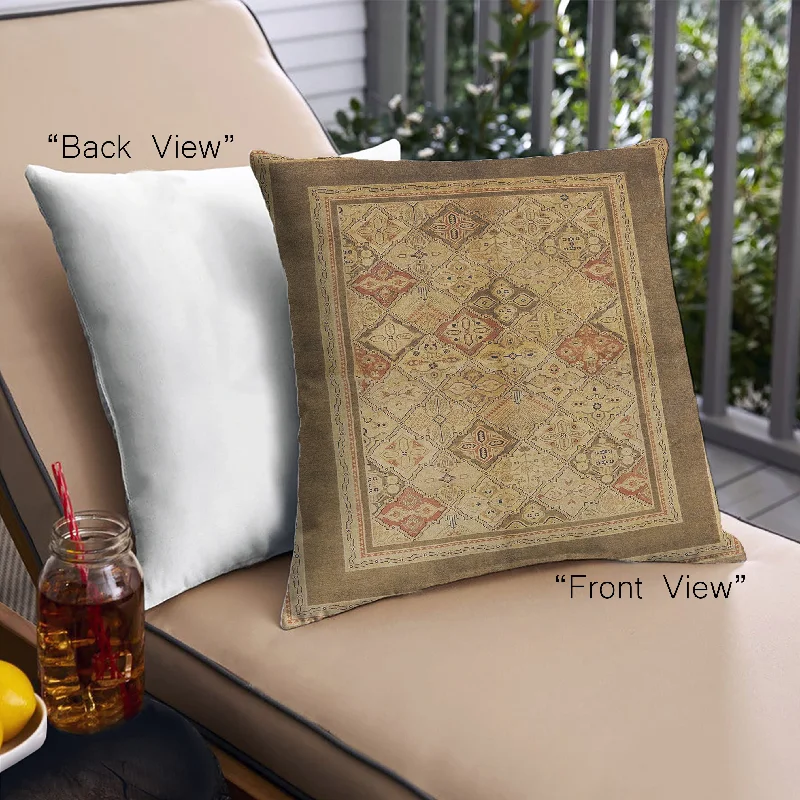 Price Slash Mid-Century Modern Urban Indoor Outdoor Square Yellow Throw Pillow, 18 inch by 18 inch, pwurb846 Price Slash Mid-Century Modern Urban Indoor Outdoor Square Yellow Throw Pillow, 18 inch by 18 inch, pwurb846