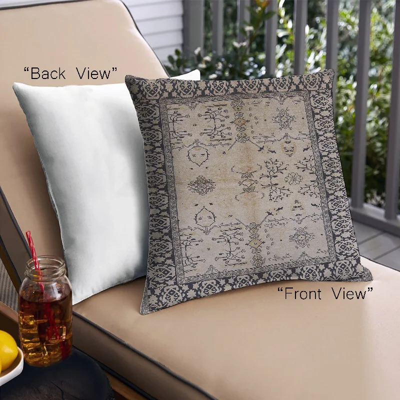 Year-End Sale Mid-Century Modern Urban Indoor Outdoor Square Taupe Brown Throw Pillow, 18 inch by 18 inch, pwurb847 Year-End Sale Mid-Century Modern Urban Indoor Outdoor Square Taupe Brown Throw Pillow, 18 inch by 18 inch, pwurb847