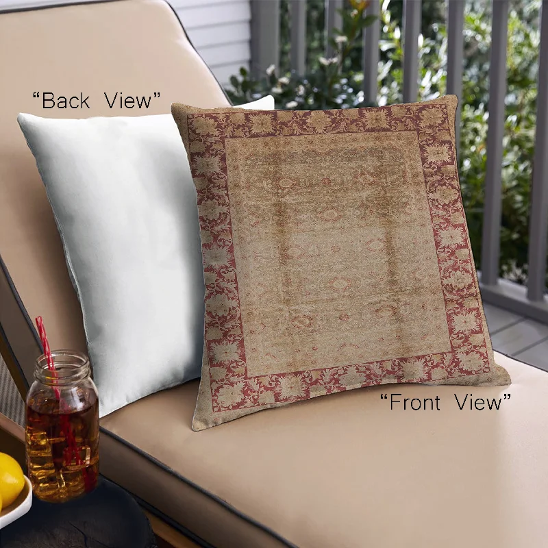 Flash Deals Mid-Century Modern Urban Indoor Outdoor Square Mahogany Brown Throw Pillow, 18 inch by 18 inch, pwurb862 Flash Deals Mid-Century Modern Urban Indoor Outdoor Square Mahogany Brown Throw Pillow, 18 inch by 18 inch, pwurb862