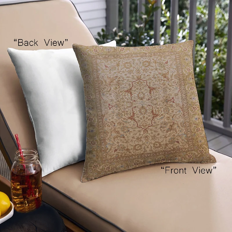 Buy Today Mid-Century Modern Urban Indoor Outdoor Square Mahogany Brown Throw Pillow, 18 inch by 18 inch, pwurb866 Buy Today Mid-Century Modern Urban Indoor Outdoor Square Mahogany Brown Throw Pillow, 18 inch by 18 inch, pwurb866