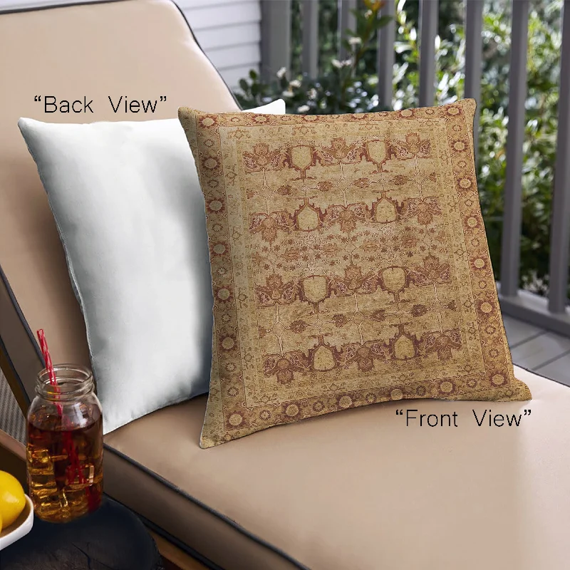 Epic Value Mid-Century Modern Urban Indoor Outdoor Square Mahogany Brown Throw Pillow, 18 inch by 18 inch, pwurb878 Epic Value Mid-Century Modern Urban Indoor Outdoor Square Mahogany Brown Throw Pillow, 18 inch by 18 inch, pwurb878