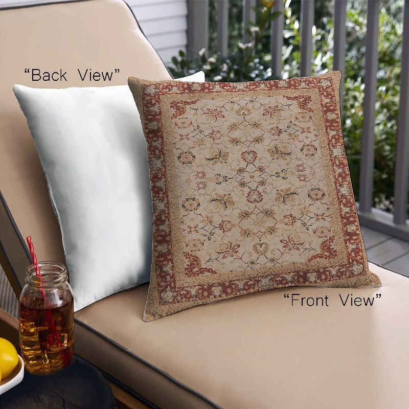 Great Bargain Mid-Century Modern Urban Indoor Outdoor Square Mahogany Brown Throw Pillow, 18 inch by 18 inch, pwurb882 Great Bargain Mid-Century Modern Urban Indoor Outdoor Square Mahogany Brown Throw Pillow, 18 inch by 18 inch, pwurb882