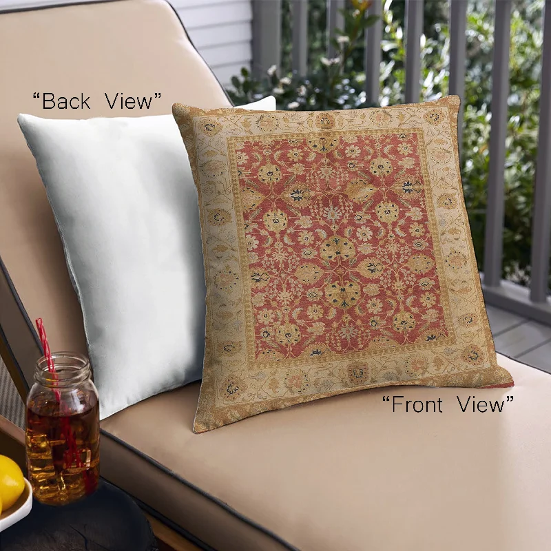 Take Advantage Mid-Century Modern Urban Indoor Outdoor Square Orange Throw Pillow, 18 inch by 18 inch, pwurb890 Take Advantage Mid-Century Modern Urban Indoor Outdoor Square Orange Throw Pillow, 18 inch by 18 inch, pwurb890