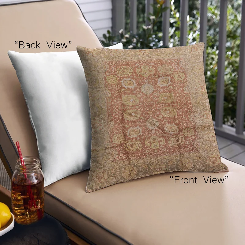 Lowest Rates Mid-Century Modern Urban Indoor Outdoor Square Mahogany Brown Throw Pillow, 18 inch by 18 inch, pwurb893 Lowest Rates Mid-Century Modern Urban Indoor Outdoor Square Mahogany Brown Throw Pillow, 18 inch by 18 inch, pwurb893