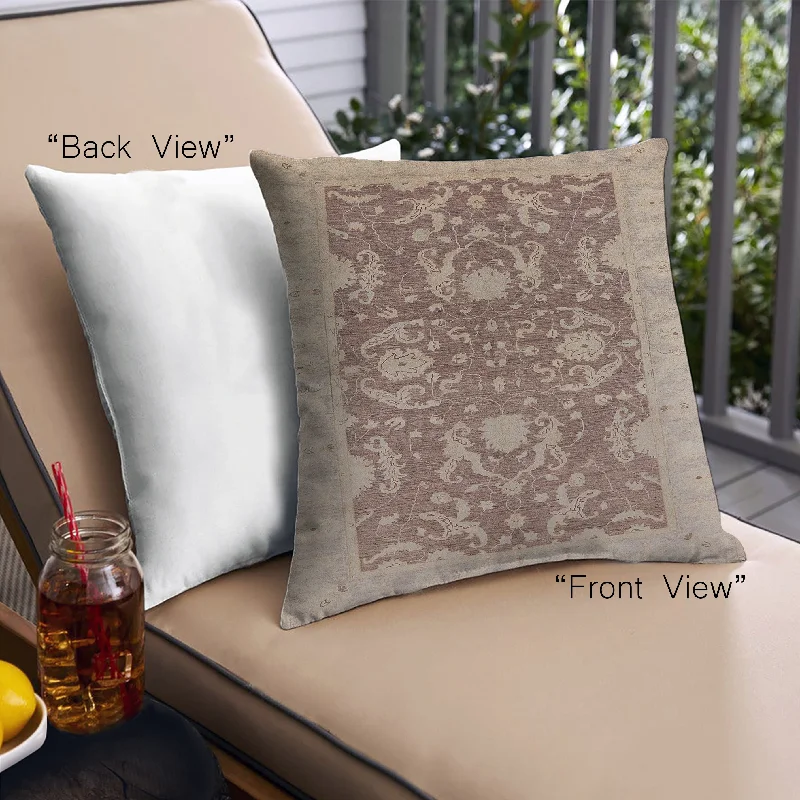 Weekend Offers That Impress Mid-Century Modern Urban Indoor Outdoor Square Sienna Brown Throw Pillow, 18 inch by 18 inch, pwurb948 Weekend Offers That Impress Mid-Century Modern Urban Indoor Outdoor Square Sienna Brown Throw Pillow, 18 inch by 18 inch, pwurb948