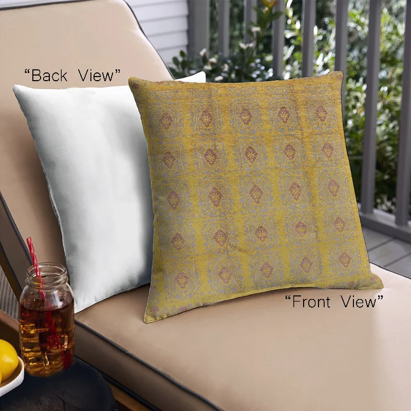 Savings Event Mid-Century Modern Urban Indoor Outdoor Square Yellow Throw Pillow, 18 inch by 18 inch, pwurb967 Savings Event Mid-Century Modern Urban Indoor Outdoor Square Yellow Throw Pillow, 18 inch by 18 inch, pwurb967
