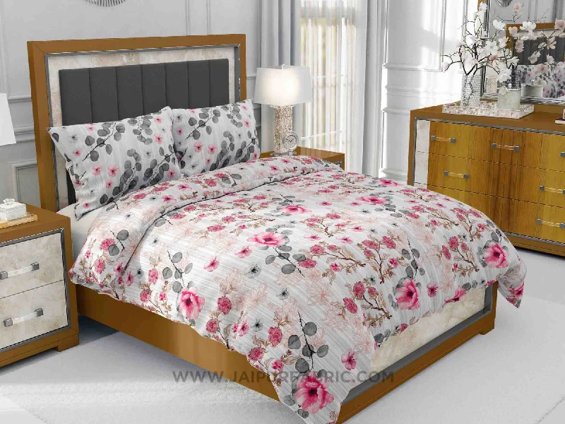 Your Favorite Items Now At Unbeatable Prices Refreshing Pink Flowers King Size Bedsheet Your Favorite Items Now At Unbeatable Prices Refreshing Pink Flowers King Size Bedsheet