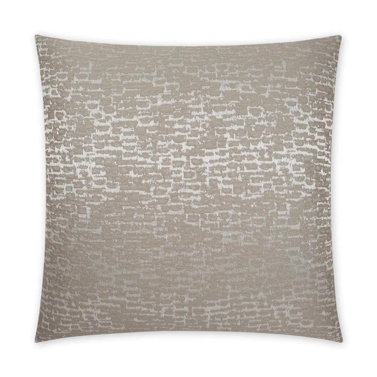 Savings Spectacular Regine Driftwood Glam Tan Taupe Large Throw Pillow With Insert