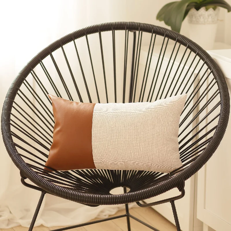 Price Drop Alert Set of 2 Brown Bohemian Styled Throw Pillow Covers